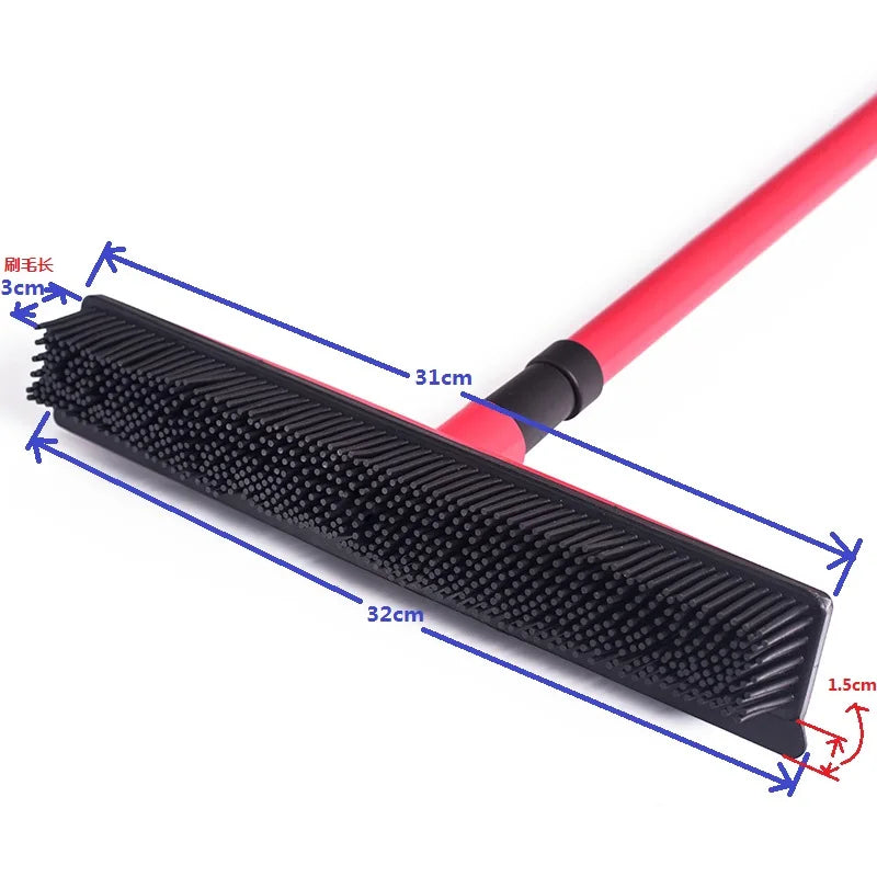Barredora de piso extensible DustGrip™: ¡Dígale adiós al desorden y al pelo de las mascotas!