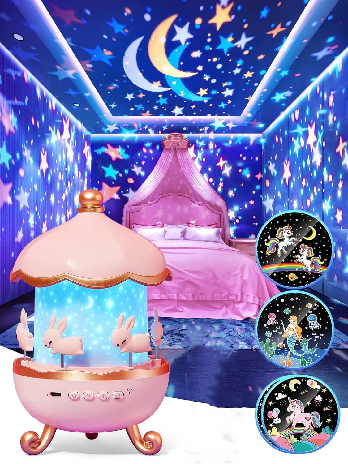 CosmoGlow™ Night Light – Transform Any Room Into a Dreamy Galaxy