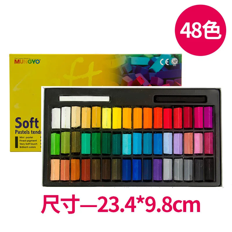 Pastels carrés doux MungyoColor™ – Mini-ensemble de craie coréenne