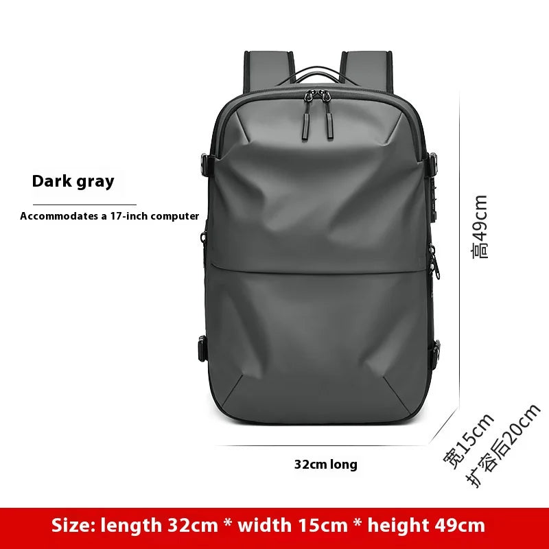 AirPack™ – Mochila de viaje inteligente expandible, impermeable y diseñada para viajes modernos