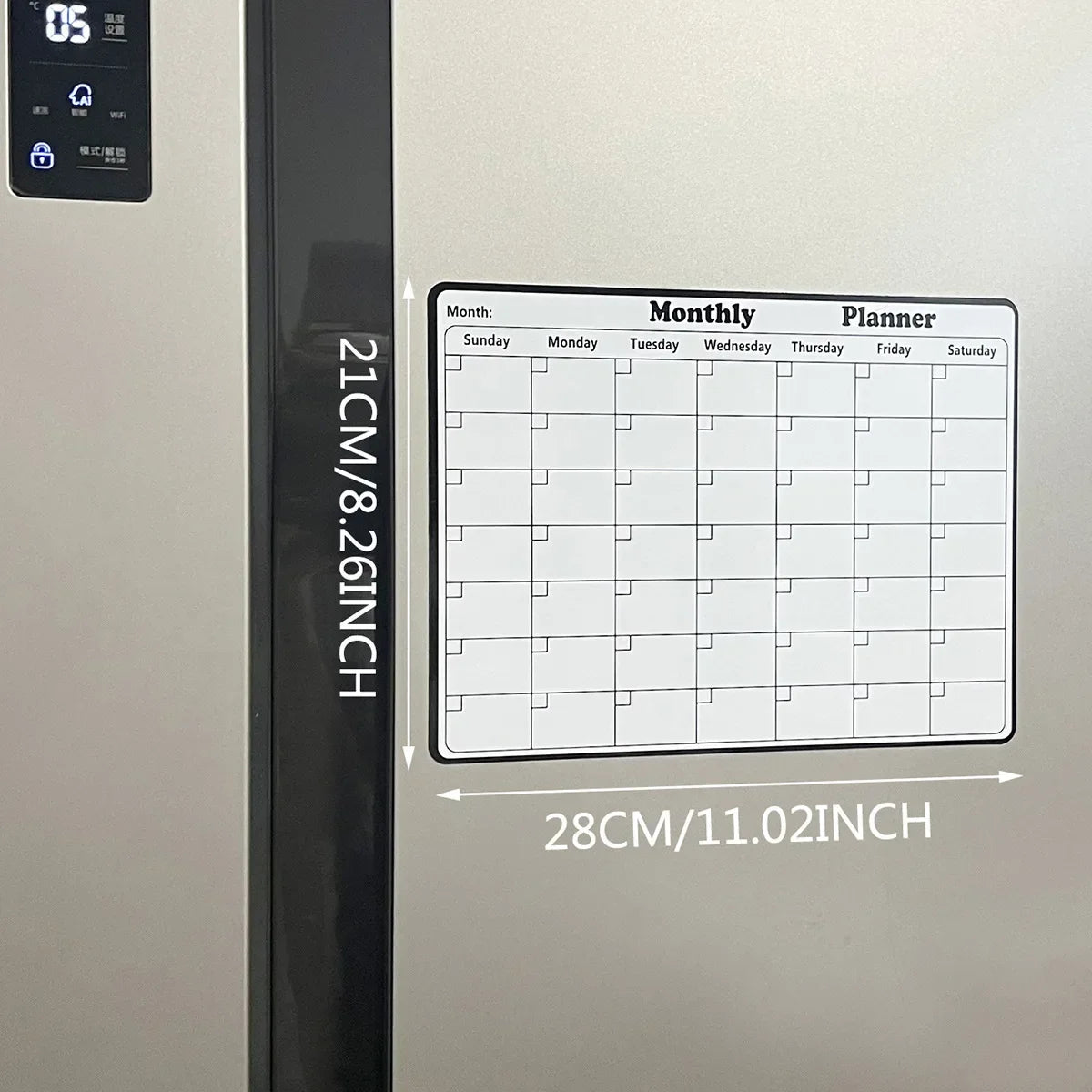 PlanItMag™ Rewritable Magnetic Fridge Planner