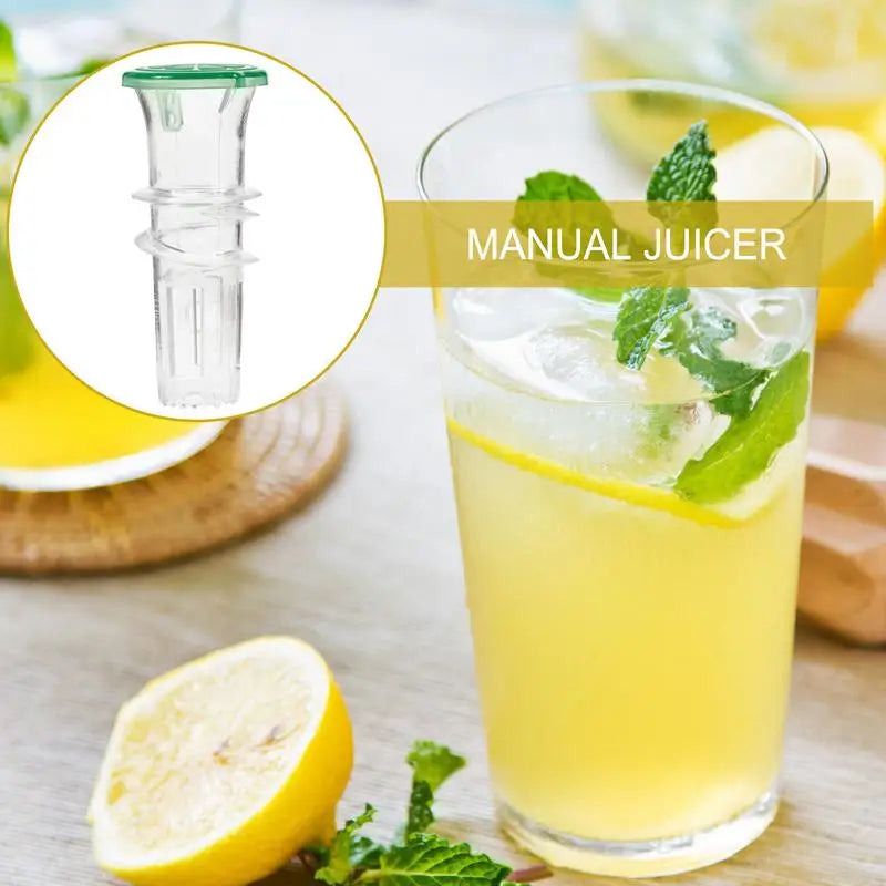 CitrusSnap™ – Manual Lemon & Lime Juicer with Lid