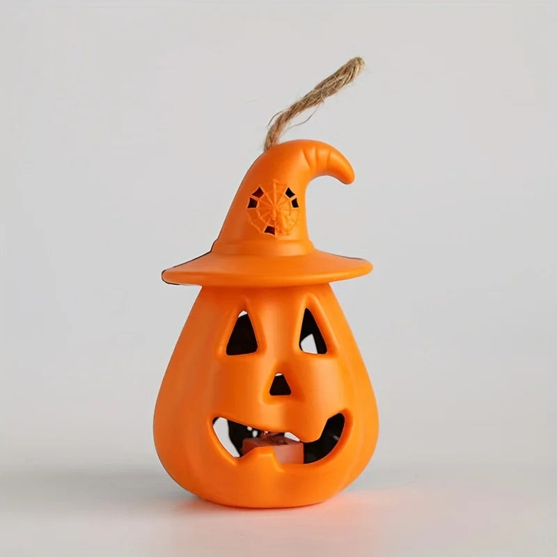 Halloween Pumpkin & Skull LED Night Light – Color Changing Table Lamp for Kids & Room Decor