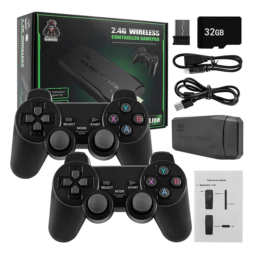 GameVault™ M8 Retro Stick 4K – Play Over 40,000 Classic Games on Your TV!