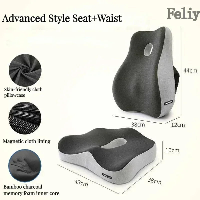 Coussin en mousse à mémoire de forme PostureFlow™ – Confort avancé avec technologie thérapeutique