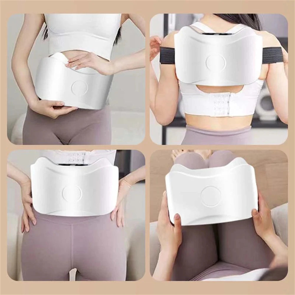 Masajeador abdominal eléctrico inalámbrico para quemar grasa y digerir la cintura, adelgazar y moldear el cuerpo.