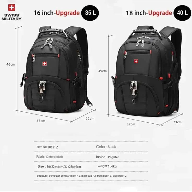 AlpTek™ ProPack – Mochila suiza de viaje y para portátil de 17"