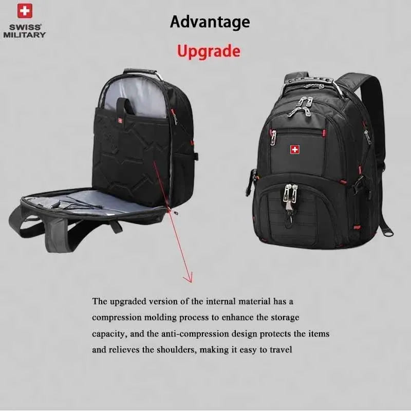 AlpTek™ ProPack – Mochila suiza de viaje y para portátil de 17"