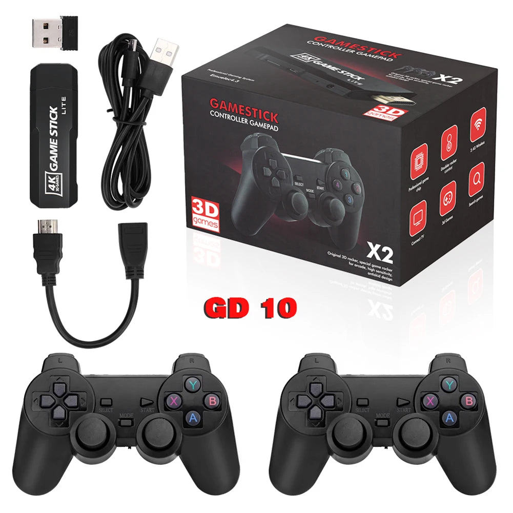 GameVault™ M8 Retro Stick 4K – Play Over 40,000 Classic Games on Your TV!