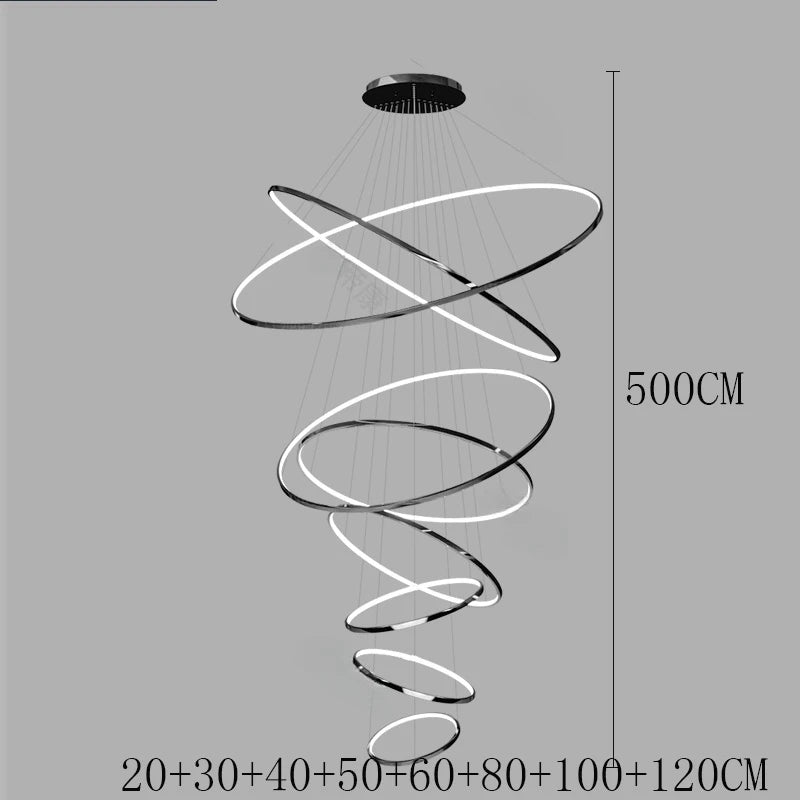 Nordic LED Pendant Lamp – Modern Chandelier Ceiling Light for Dining & Living Room Decor