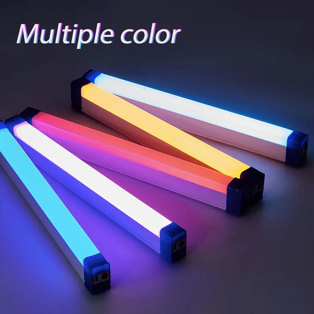 Lámpara de video LED: lámpara recargable de mano para vlogs, streaming y fotografía