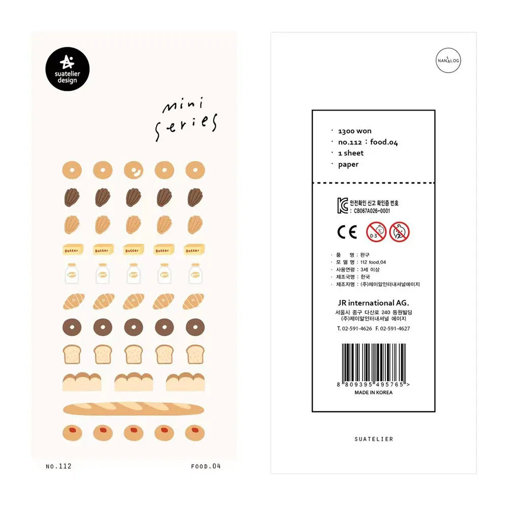 Ensemble d'autocollants Suatelier™ Kawaii Days – Essentiels de la déco coréenne