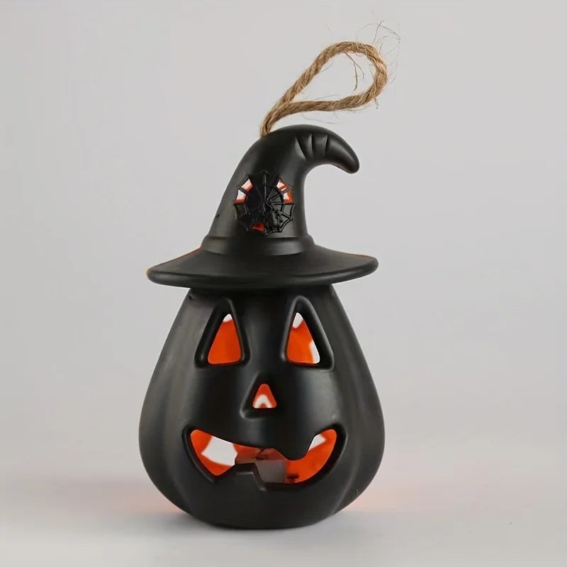 Halloween Pumpkin & Skull LED Night Light – Color Changing Table Lamp for Kids & Room Decor