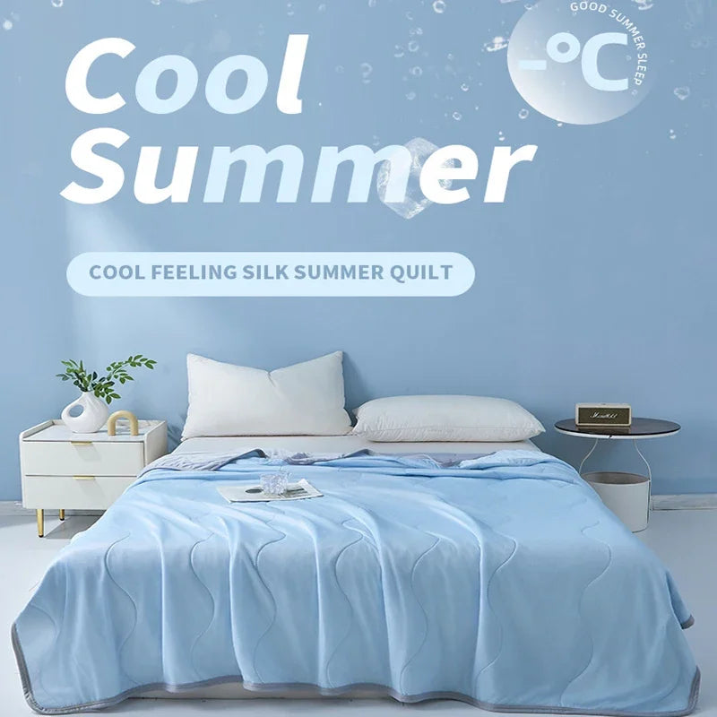 BreezeCool™ – Manta refrescante de verano de doble cara
