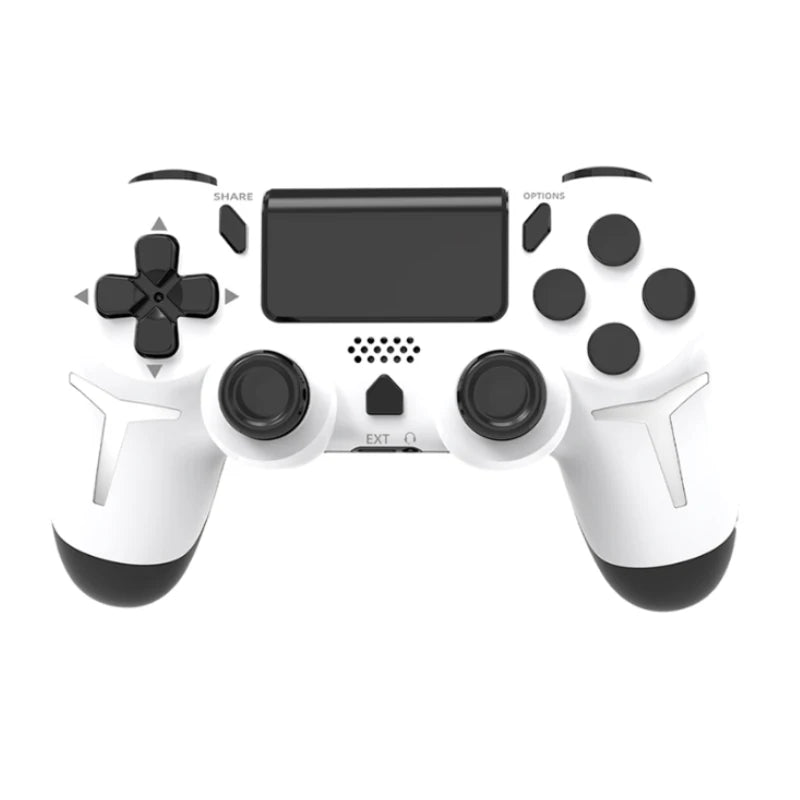 Gamepad inalámbrico Gaminja™: control Bluetooth con panel táctil, doble vibración y giroscopio de 6 ejes (PS4/PS3/PC)