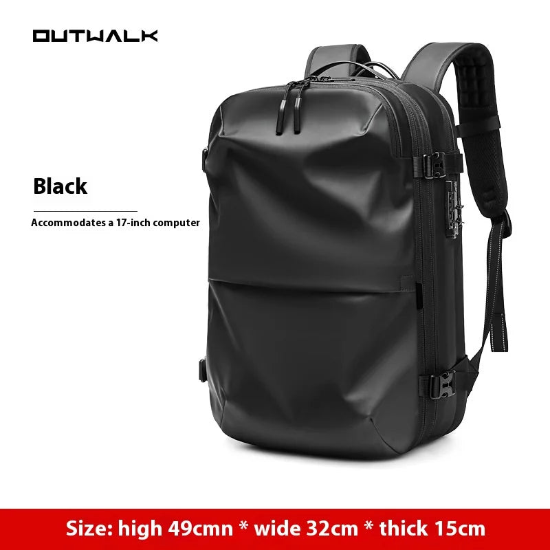 AirPack™ – Mochila de viaje inteligente expandible, impermeable y diseñada para viajes modernos