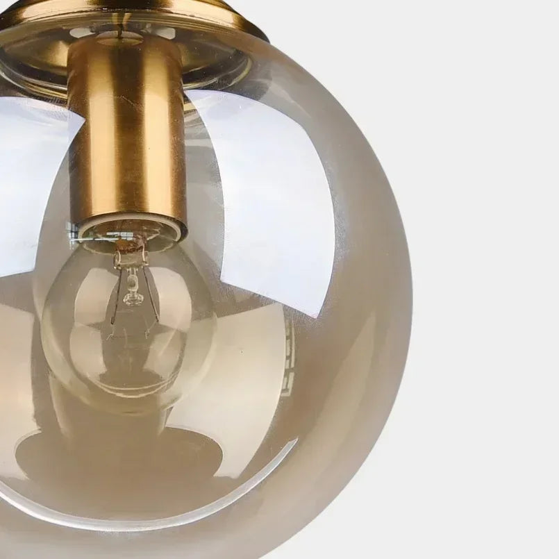 Italian Designer Glass Ball Led Pendant Lamp Kitchen Restaurant Island Living Room Bedroom Chandelier Home Lighting Decoration
