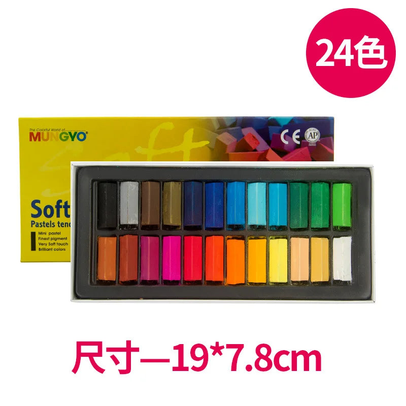 Pastels carrés doux MungyoColor™ – Mini-ensemble de craie coréenne