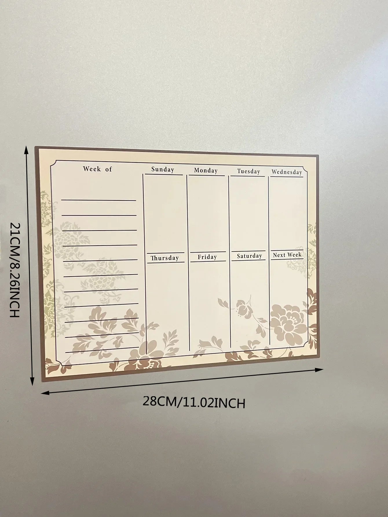 PlanItMag™ Rewritable Magnetic Fridge Planner