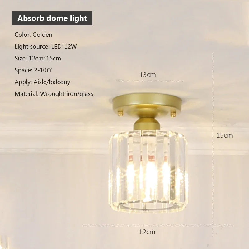 Modern Nordic E27 Ceiling Lamp – Indoor Flush Mount Light for Hallway, Bedroom & Living Room