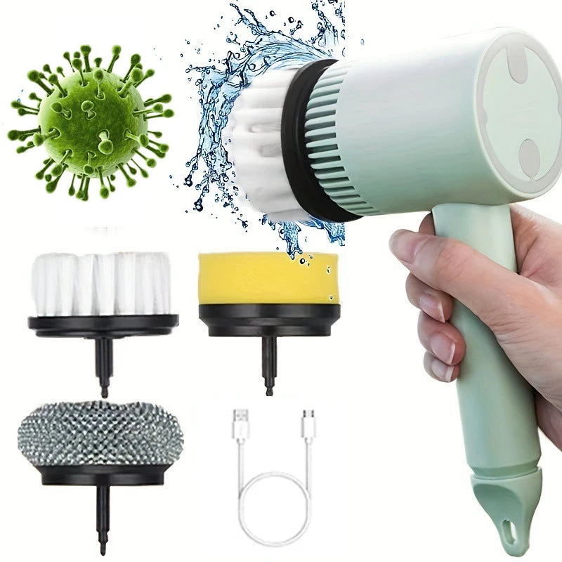 ScrubMaster™ 5-en-1 – Brosse de nettoyage électrique