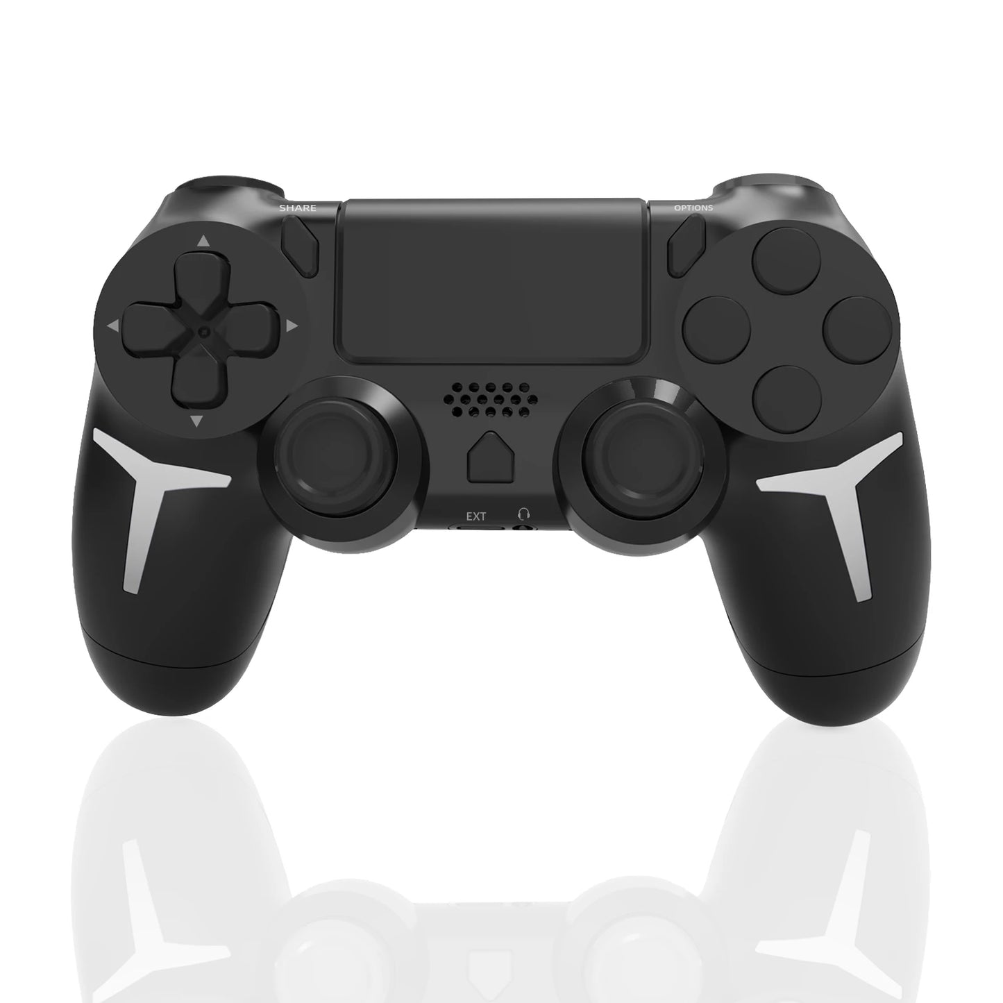 Gamepad inalámbrico Gaminja™: control Bluetooth con panel táctil, doble vibración y giroscopio de 6 ejes (PS4/PS3/PC)