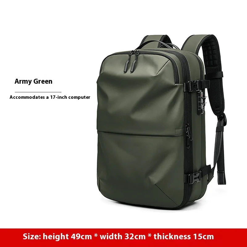 AirPack™ – Mochila de viaje inteligente expandible, impermeable y diseñada para viajes modernos