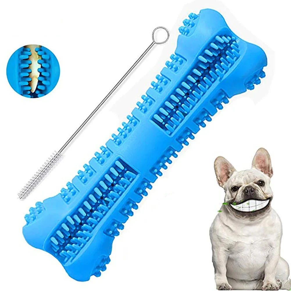 PawBrush™ – Brosse à dents et jouet à mâcher 360° pour chien