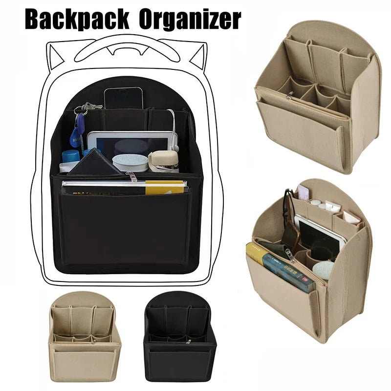 BagNest™ – Insert de rangement en feutre pour sacs à dos et sacs à main
