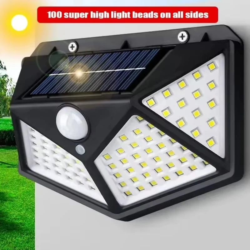 Éclairage solaire intelligent à détecteur de mouvement SolarGuard™ 100 LED : alimentez votre extérieur avec un éclairage solaire intelligent