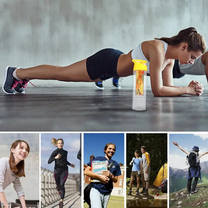 Botella de agua deportiva con infusor de 28 oz: ¡manténgase hidratado y fresco! 
