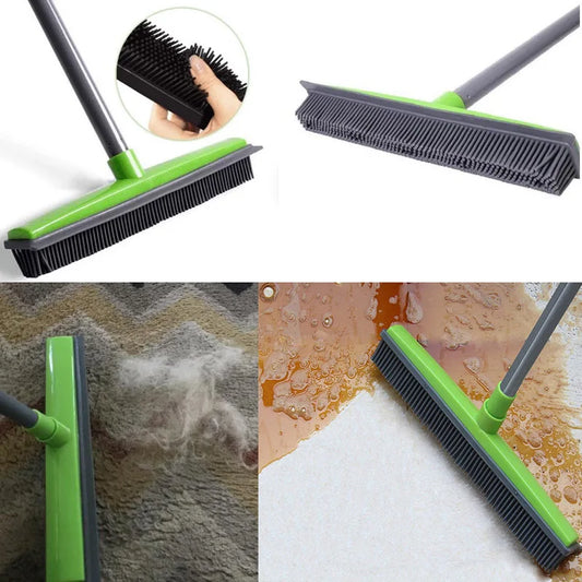 Barredora de piso extensible DustGrip™: ¡Dígale adiós al desorden y al pelo de las mascotas!