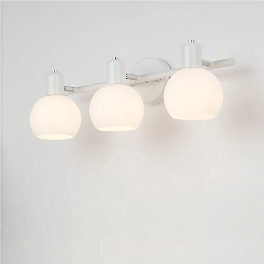 Modern Glass Wall Lamp – Bedside & Living Room Sconce with Decorative Glass Lampshade