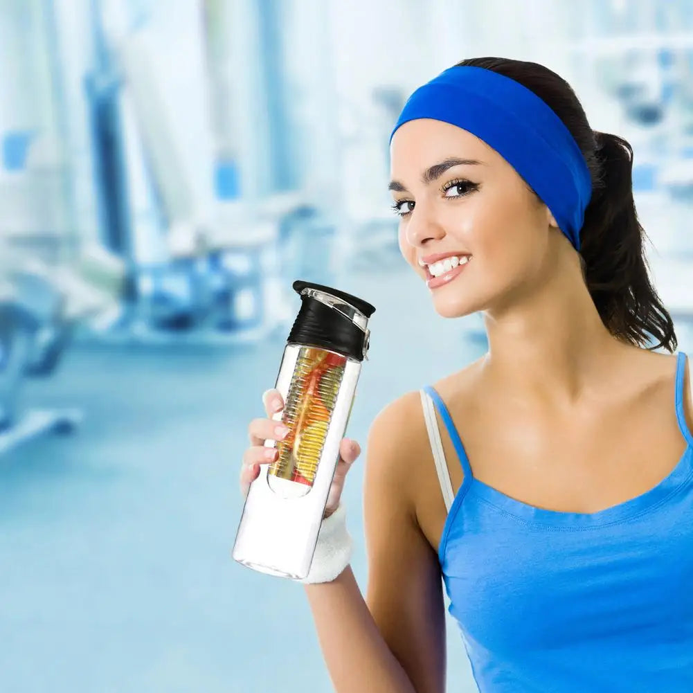 Botella de agua deportiva con infusor de 28 oz: ¡manténgase hidratado y fresco! 
