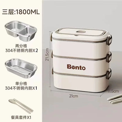 Lonchera de acero inoxidable StackMate™ BentoPro 