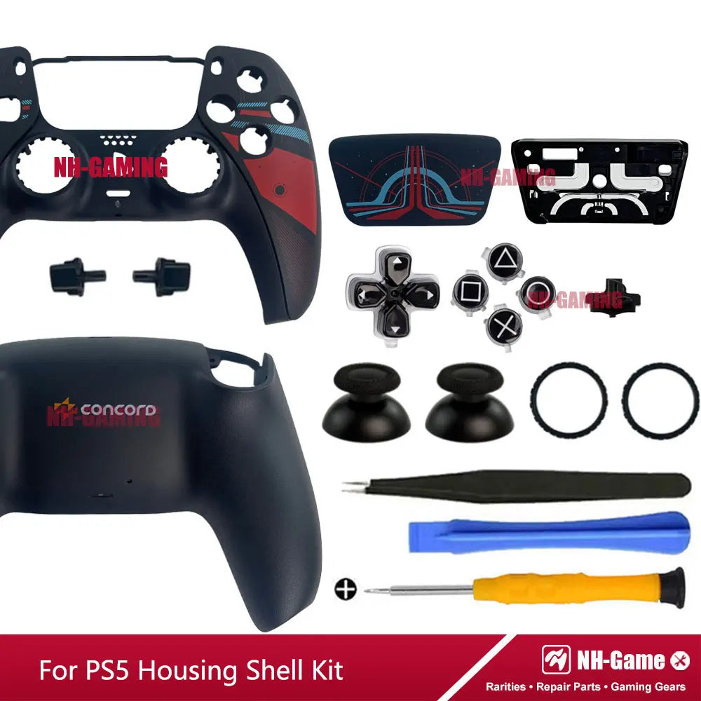 PS5 Controller Shell Kit – 30th Anniversary Edition (Front & Back Cover + Touchpad & Buttons)