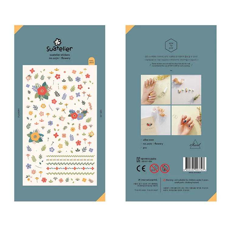 Ensemble d'autocollants Suatelier™ Kawaii Days – Essentiels de la déco coréenne