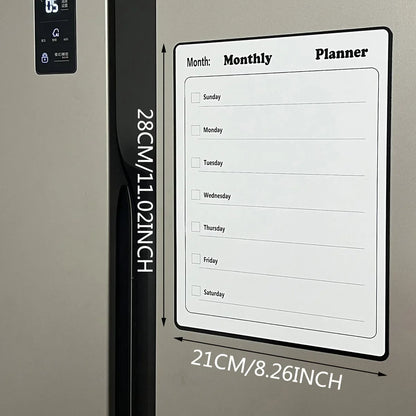 PlanItMag™ Planificateur magnétique réinscriptible pour réfrigérateur
