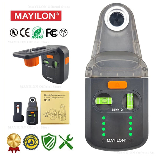 DrillGuard Pro™ – Laser Level & Dust Collector