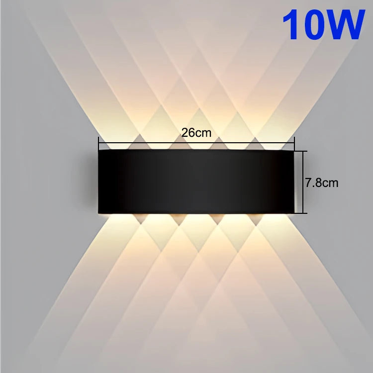 LED Waterproof Wall Light – IP65 Outdoor & Indoor Modern Lamp for Garden, Porch, Bathroom & Living Room