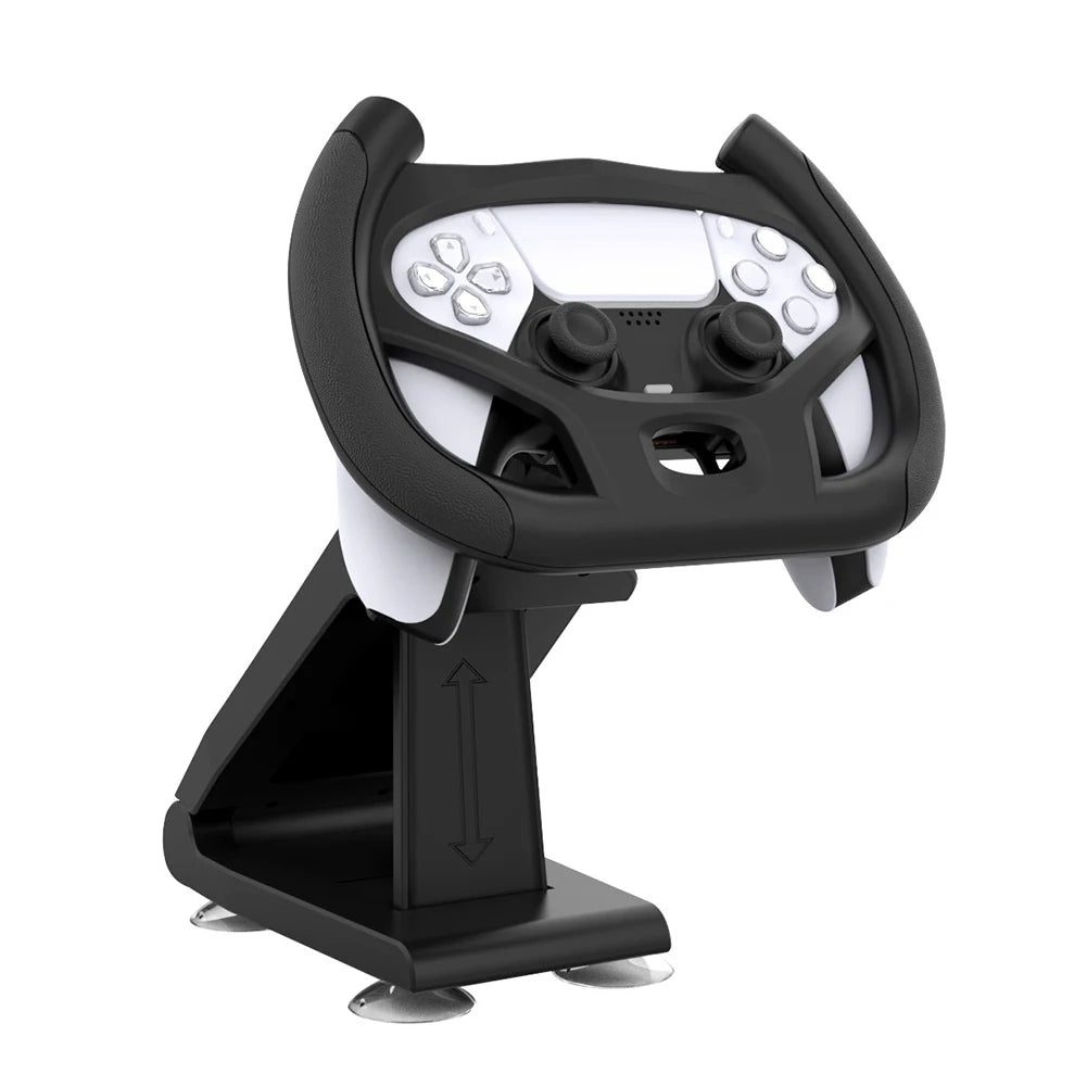 GAMINJA™ Racing Steering Wheel for PS5 – Multi-Axis Controller with Mounting Bracket