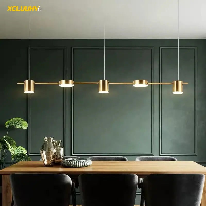 Modern LED Chandelier – Dimmable Ceiling Light for Living Room, Dining Table & Kitchen
