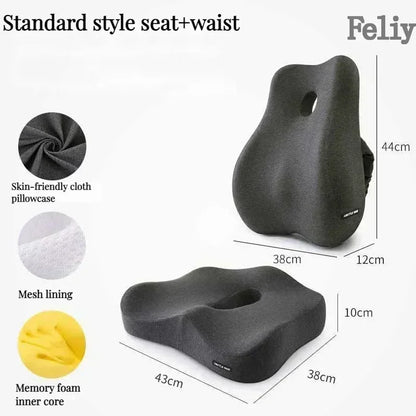 Coussin en mousse à mémoire de forme PostureFlow™ – Confort avancé avec technologie thérapeutique