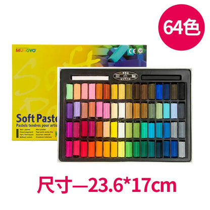 Pastels carrés doux MungyoColor™ – Mini-ensemble de craie coréenne 
