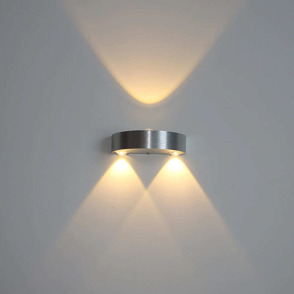 3W LED Indoor Wall Lamps Modern Simple Aluminum Home Lighting Up and Down light Bedroom Living Room Aisle Decorative Wall Lights