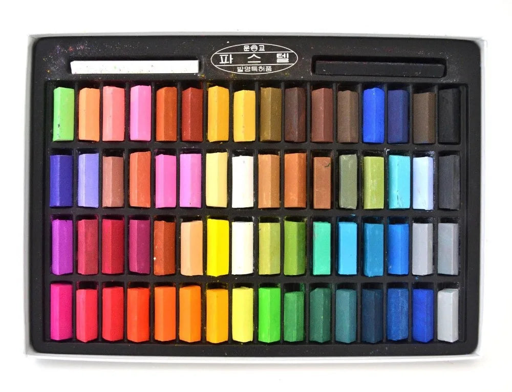 Pastels carrés doux MungyoColor™ – Mini-ensemble de craie coréenne 