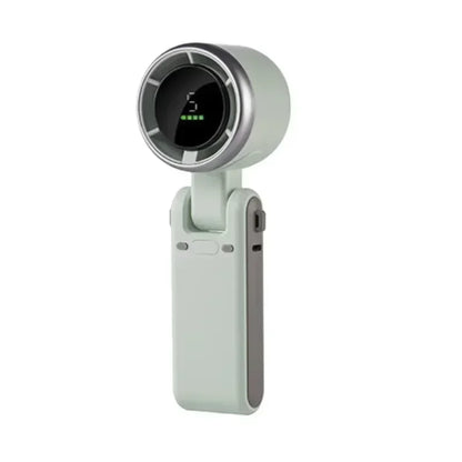 Ventilateur de cou et de bureau TurboCool™ 20 000 mAh – Ventilateur de voyage portable pliable à 5 vitesses avec rotation à 180° 