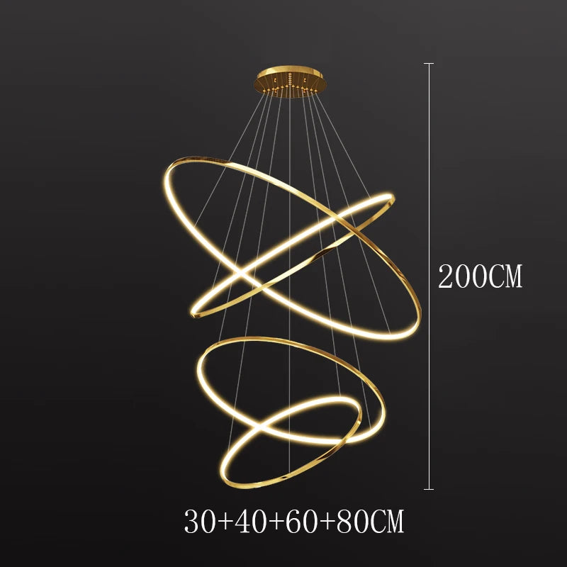 Nordic LED Pendant Lamp – Modern Chandelier Ceiling Light for Dining & Living Room Decor