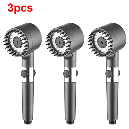 AquaFlow™ 4-Mode High-Pressure Shower – With Brush & Purifying Filters