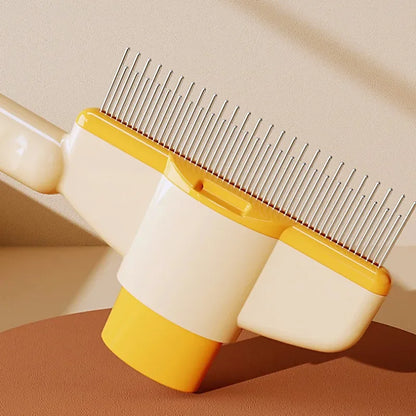 FurEase™ – Cepillo autolimpiable para el cuidado de mascotas y removedor de pelo 